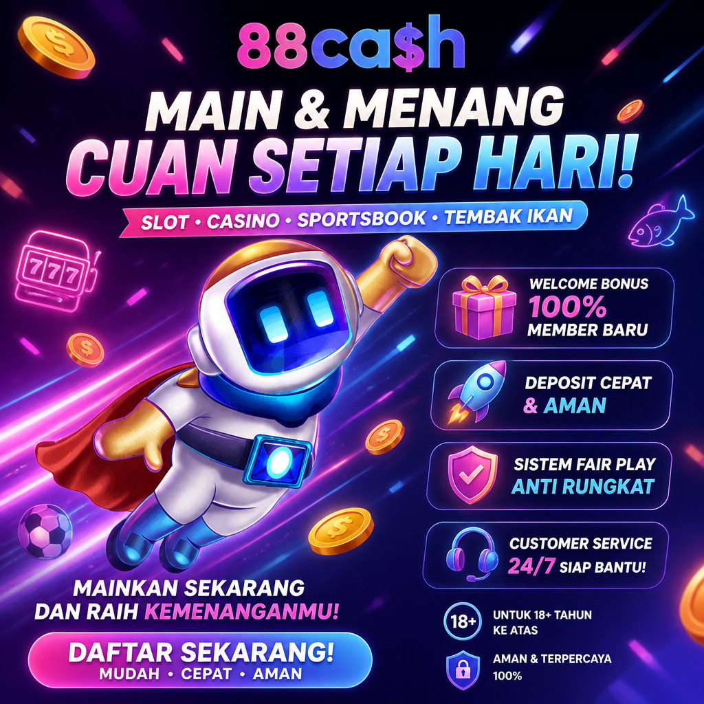 88CASH ✈️ Bandar Toto Macau 4D Dan Live Hasil Tercepat